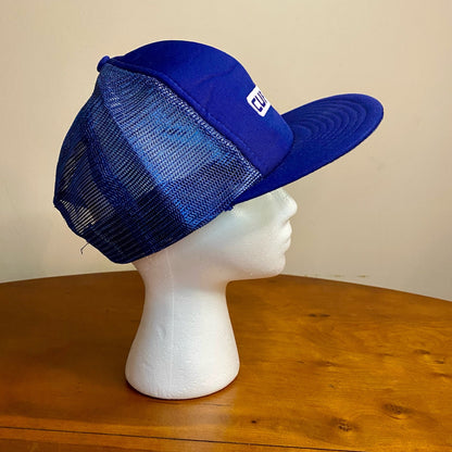 DA Vintage Curwood Packaging Food Blue Baseball Cap Hat Unisex Mens One Size