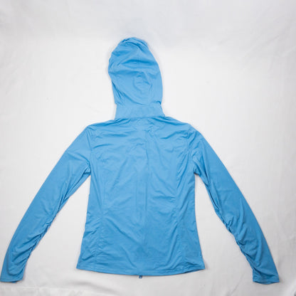GFore Athletic Golf Blue Zip Up Hooded Jacket Womens Small