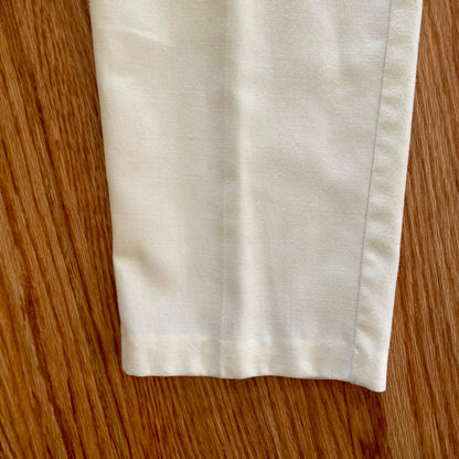 Counterparts Vintage White Pleated Pants Womens 27 Waist