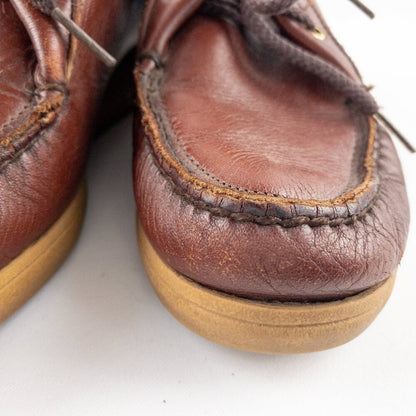 Dexter Vintage Brown Handmade Leather Loafer Shoes Womens 7.5