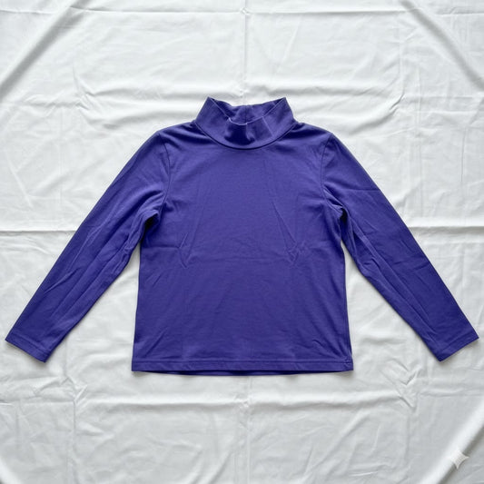 Vintage Y2K Purple Long Sleeve Pullover Turtleneck Top Womens Small