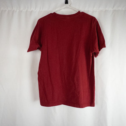 Red Anvil Rock & Reef Christian Rock Concert Tour graphic t-shirt with guitar print, medium size tag visible. image 7