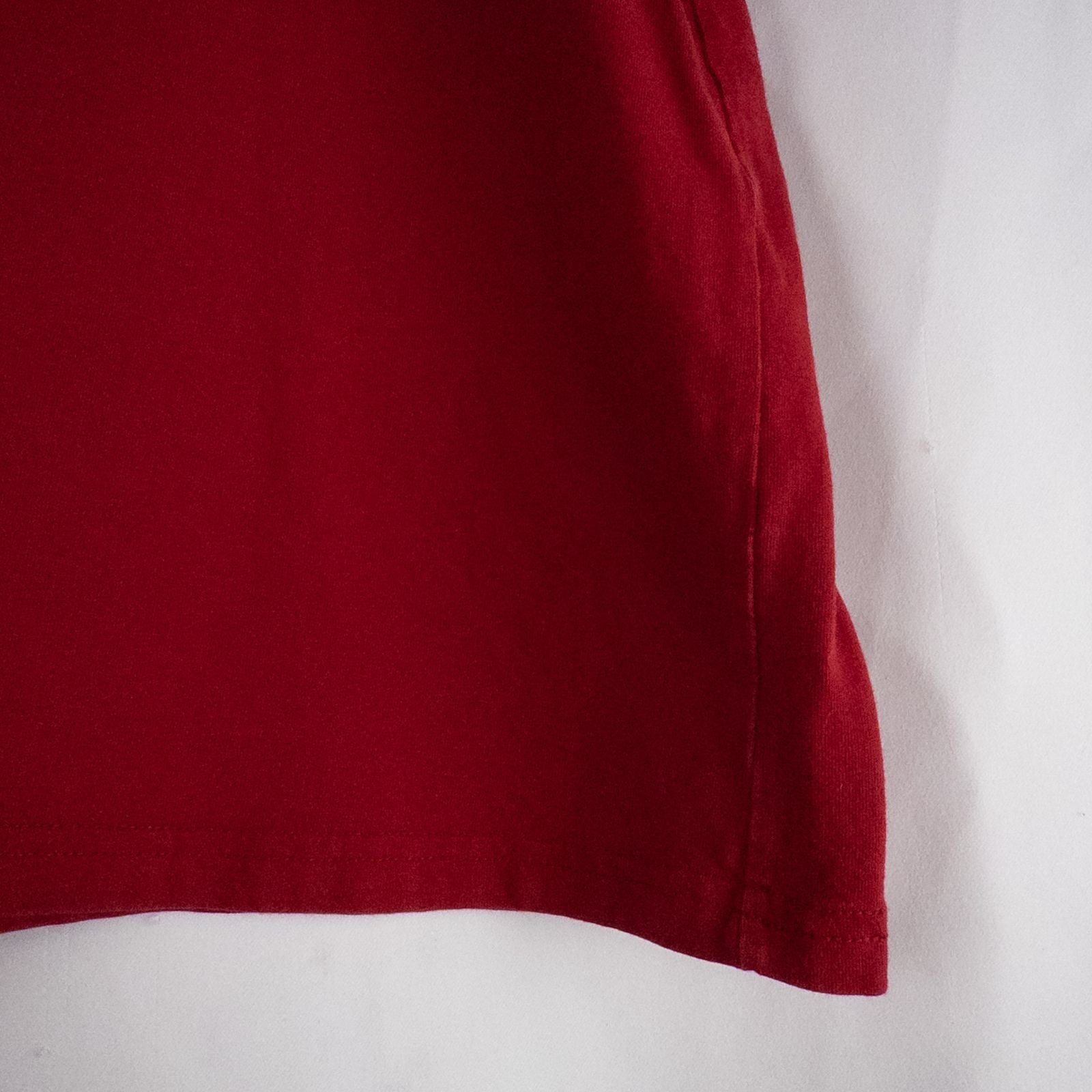 Nautica red vintage graphic print tee shirt mens xlarge with short sleeves front and back view image 5