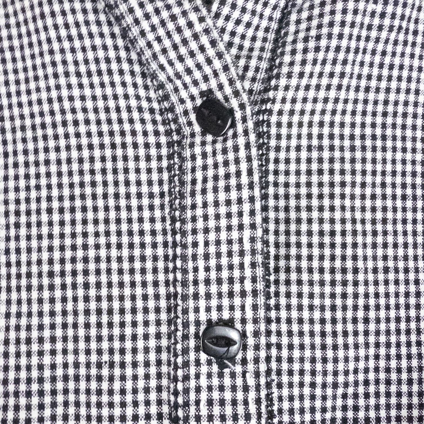 Emma James black and white checkered shirt vintage 18W plus size top women's image 3