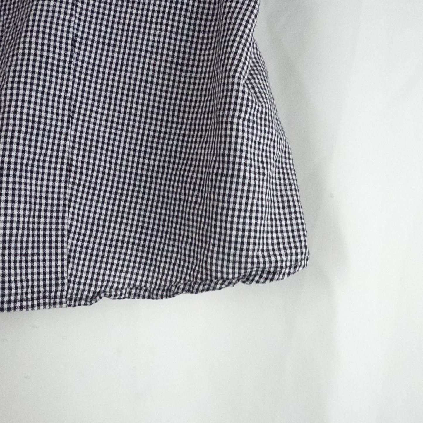 Emma James black and white checkered shirt vintage 18W plus size top women's image 5