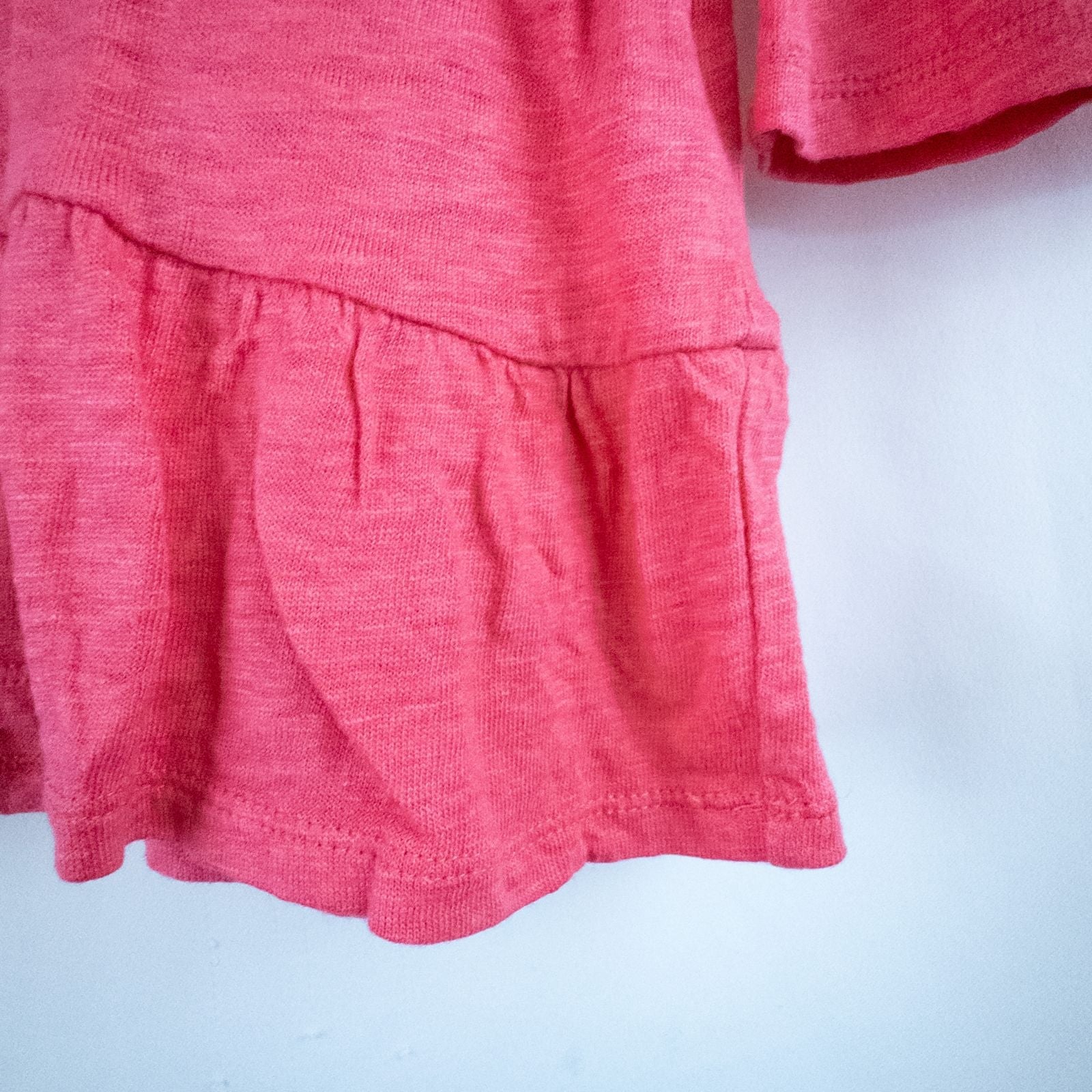 Boden Sophie Ruffle Linen Top in vintage pink image 3