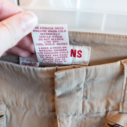 Guess Jeans Vintage Khaki Bootcut Trousers Pants Womens 30 Large