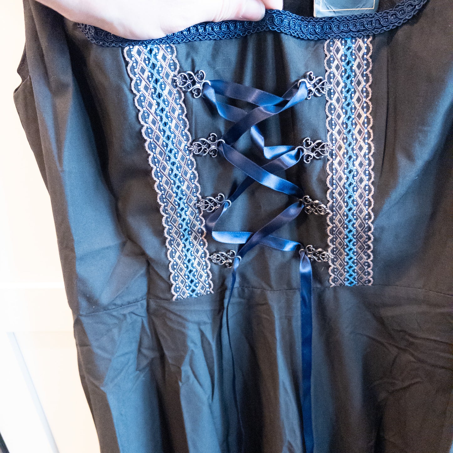 Glorystar German Dirndl Oktoberfest Costume Dress Blouse Apron Set Womens Small