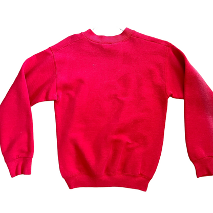 Looney Tunes Vintage Tweety Bird Red Louisville Solid Sweatshirt Womens Small