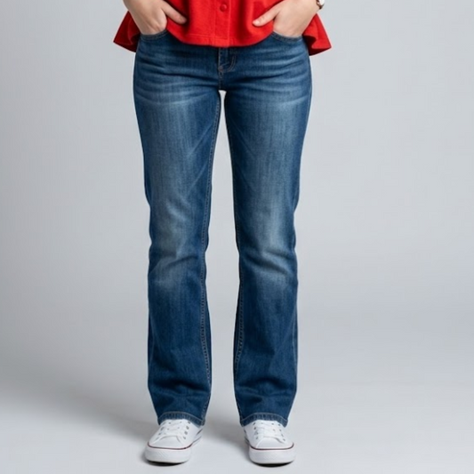 Perry Ellis Blue Denim Jeans Womens 30 X 30