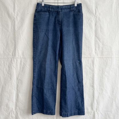 Geoffrey Beene Sport Blue Solid Jeans Womens 8 Medium
