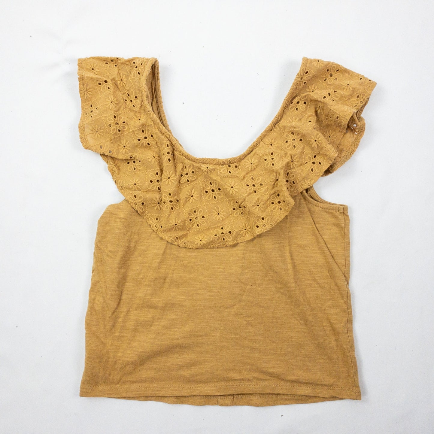 American Eagle Brown Floral Tank Top Blouse Womens Small
