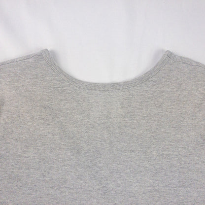 Champion Heather Gray V Neck Slim Tee Shirt Womens Large