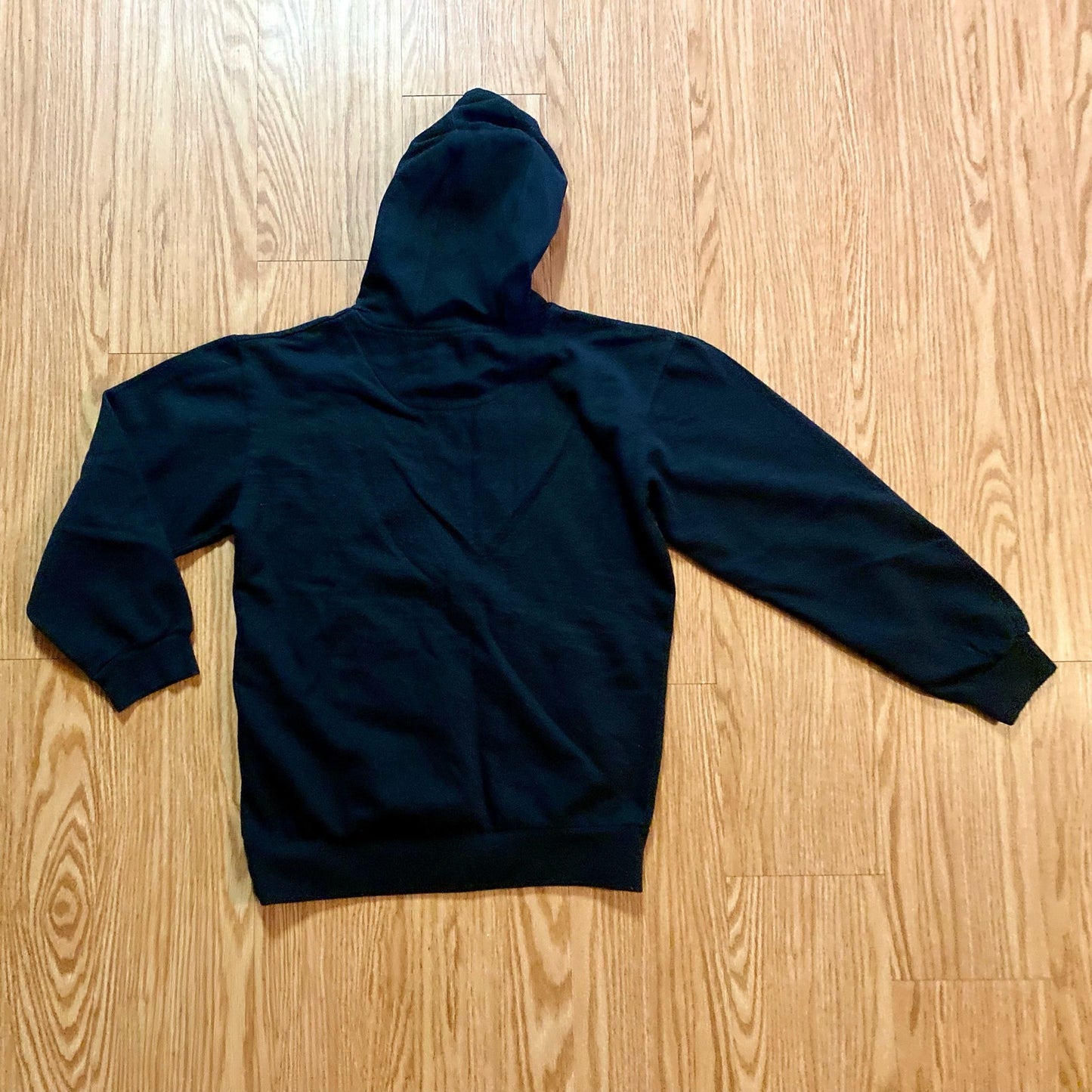 Real Work Wear Relaxed Fit Black Hoodie Sweatshirt Shirt Unisex Mens Small