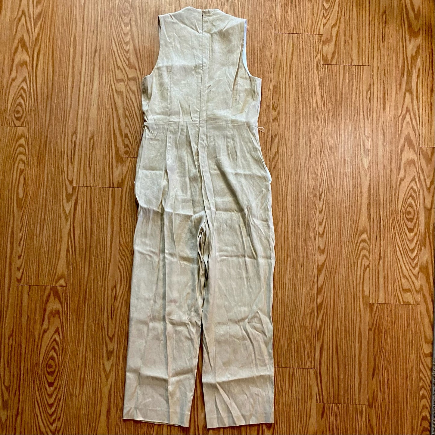 Antonio Melani Tan Sleeveless Wide Leg Jumpsuit Womens 12