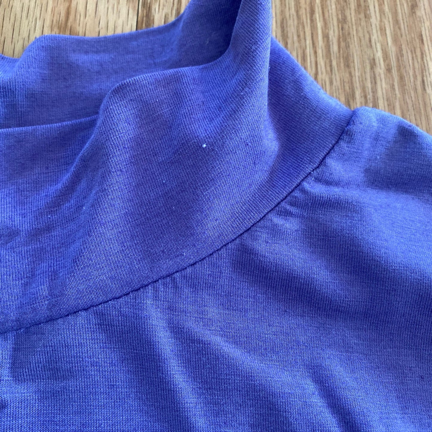 Vintage Y2K Purple Long Sleeve Pullover Turtleneck Top Womens Small