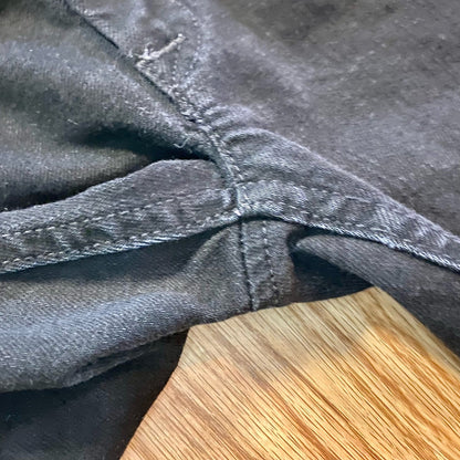Hudson Collin Flap Skinny Jeans Black Mid Rise Womens 25
