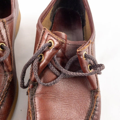 Dexter Vintage Brown Handmade Leather Loafer Shoes Womens 7.5