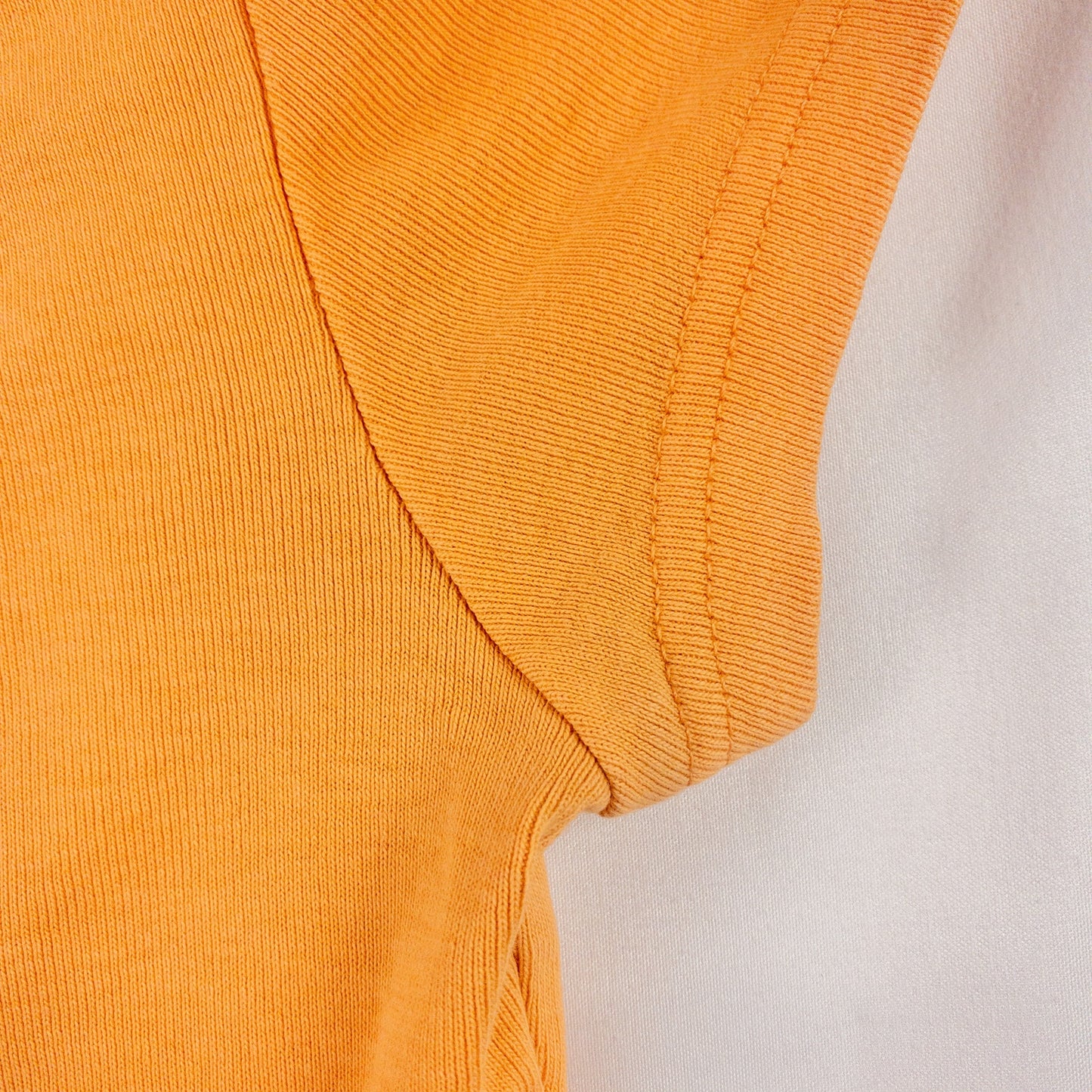 Tommy Hilfiger Orange Peach V Neck Tee Shirt Womens Medium