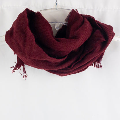 Beau Brummell Vintage Red Knit Scarf Unisex Mens Womens One Size