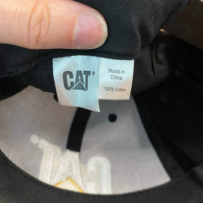 Caterpillar CAT Black Logo Baseball Trucker Hat Unisex Mens One Size