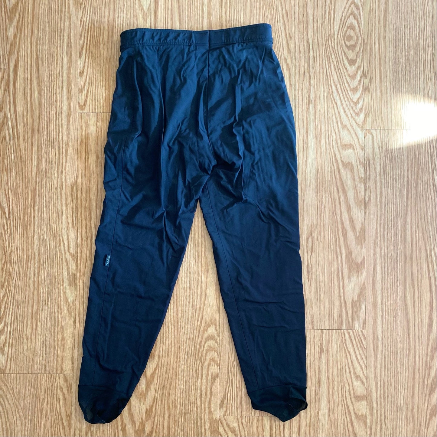 Roffe Gerry Sportswear Vintage Black Snow Ski Pants Womens 10 / 12 Medium