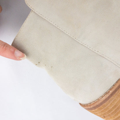 Anthropologie Matiko Mylvia Tan Suede Front Zip Ankle Boots Womens 6