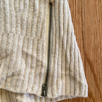 Abercrombie & Fitch Wool Tan Scoop Neck Sweater Top Womens Small