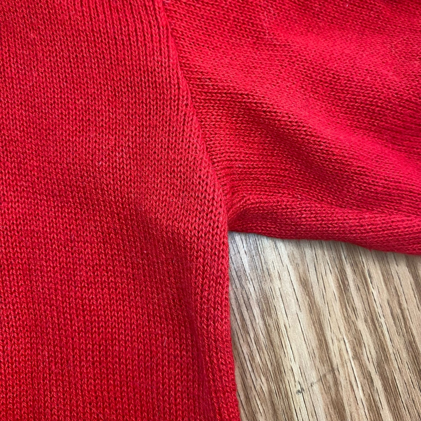 Pendleton Red Mock Neck Cotton Sweater Womens Small Petite