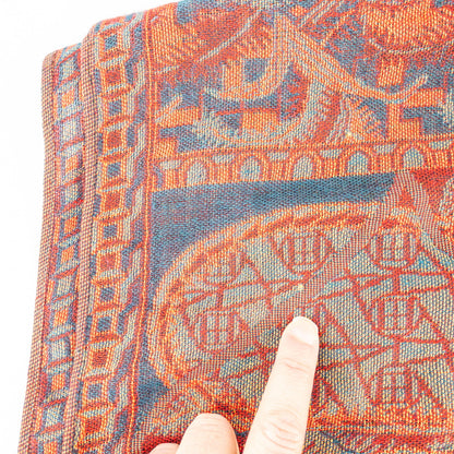 Pashmina Multicolor Red Green Blue Paisley Scarf Womens One Size