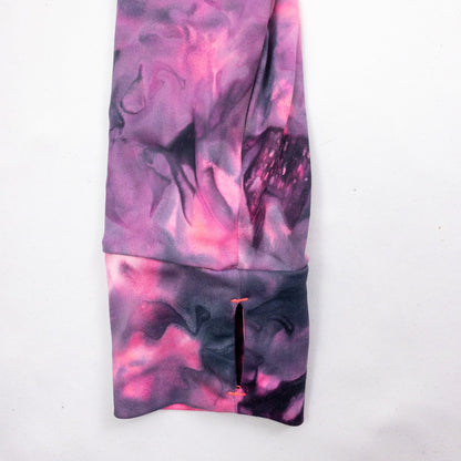 EP Sport Pink Gray Wavy Slim Fit Athletic Shirt Womens Small