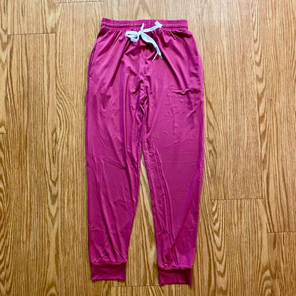 Real Essentials Pink Black & Gray Dry Fit Joggers Pants Bundle Womens Small