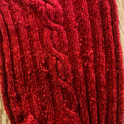 Joe Boxer Red Beanie Hat Scarf Bundle Unisex One Size