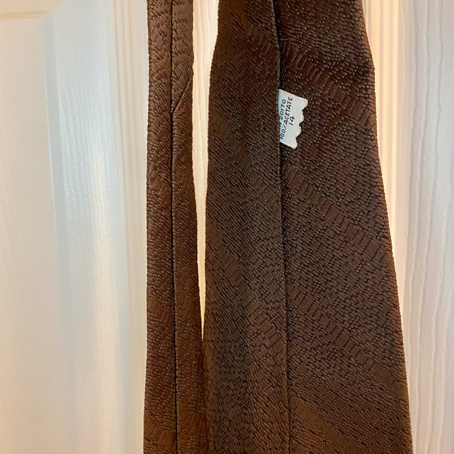 Fashion Neckwear Vintage Brown Tie Mens One Size