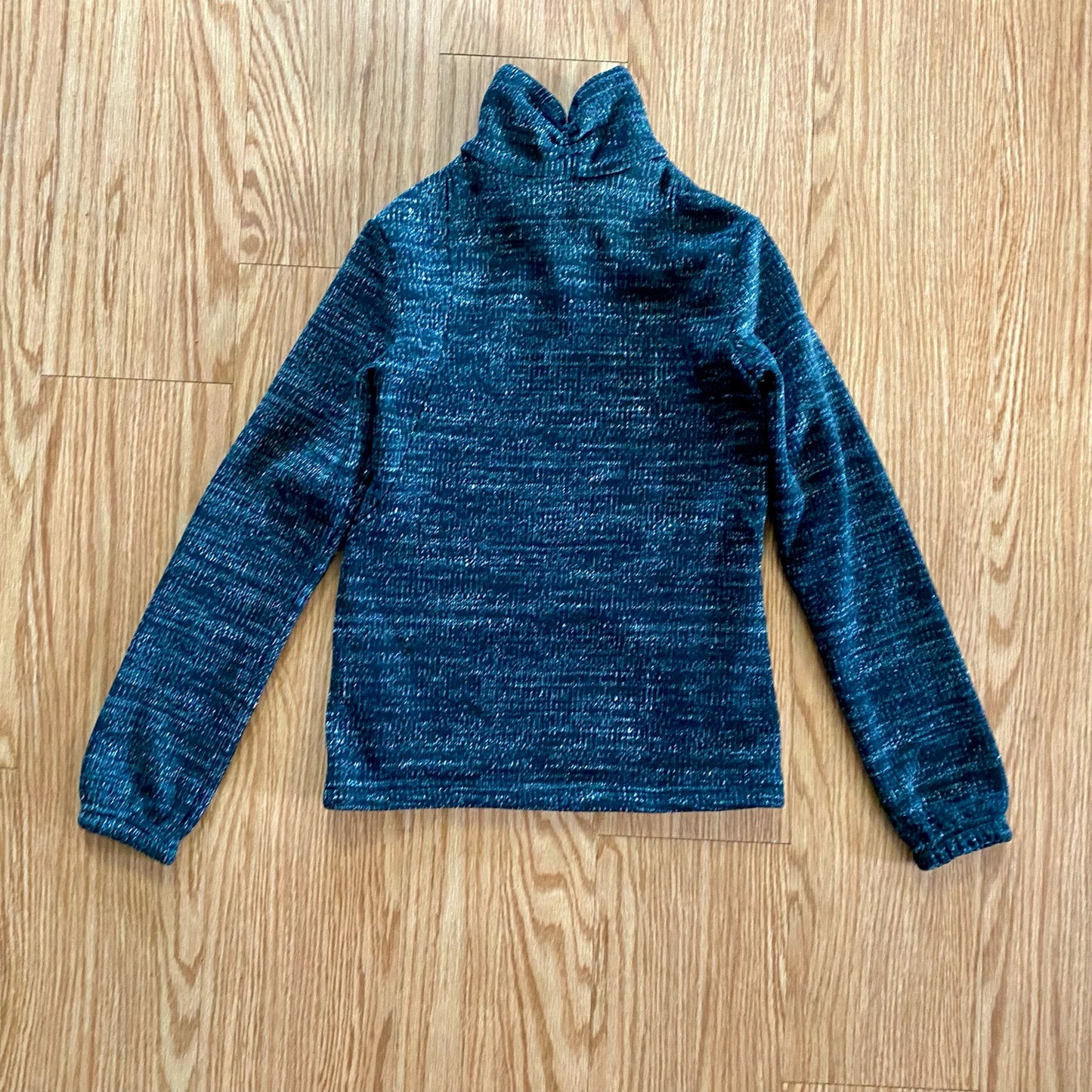 Spyder Heathered Black Fleece Half Zip Pullover Sweatshirt Shirt Womens Small