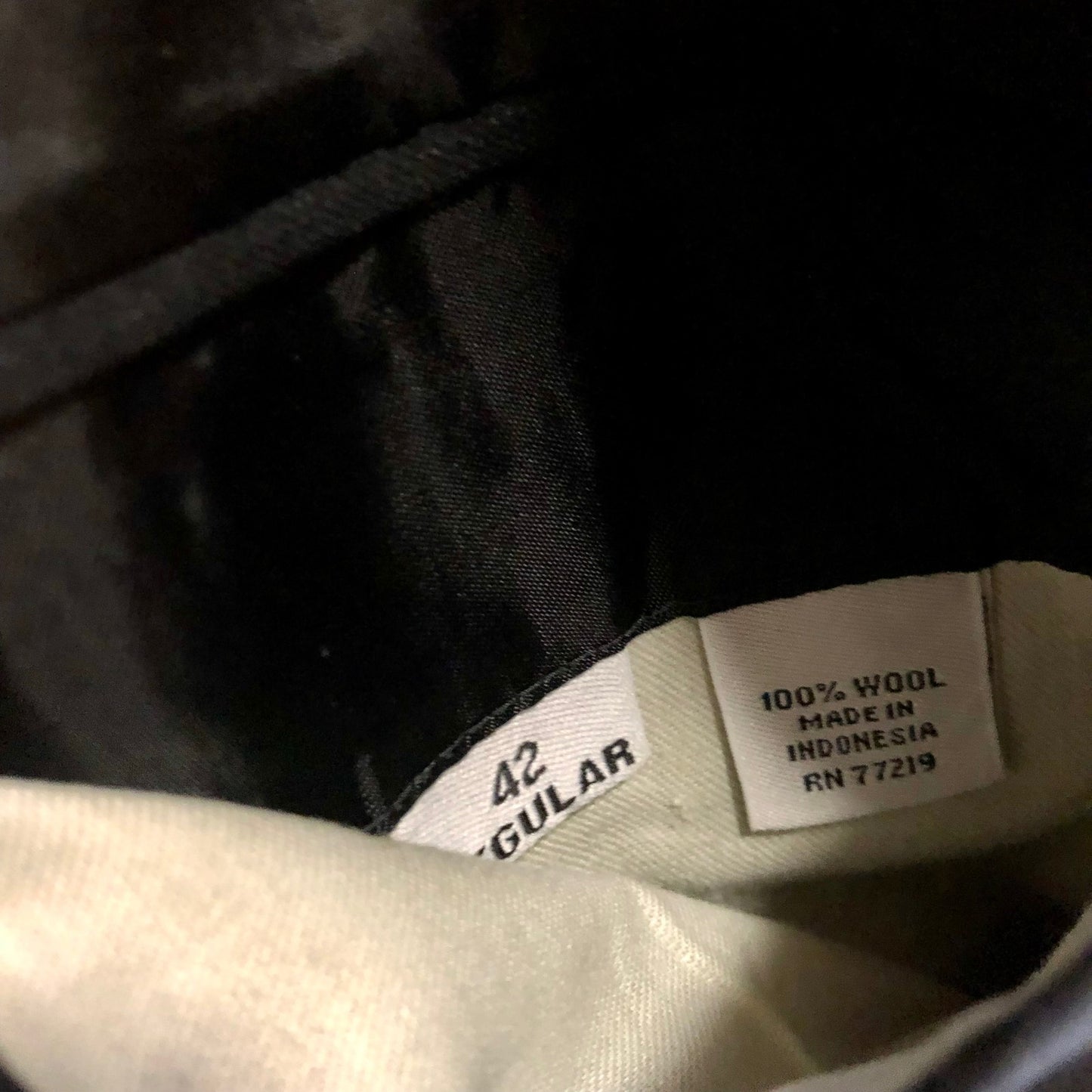 Joseph & Fiess Comfort Stretch Black Wool Suit Jacket Blazer Mens 42 Regular