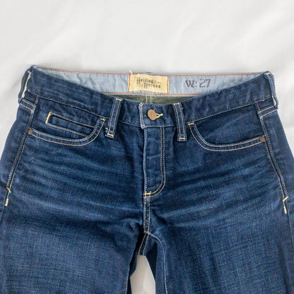Anthropologie Holding Horses Blue Denim Boy Shorts Womens 27