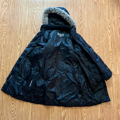 Eddie Bauer Goose Down Ski Lodge Puffer Parka Jacket Coat Womens Small