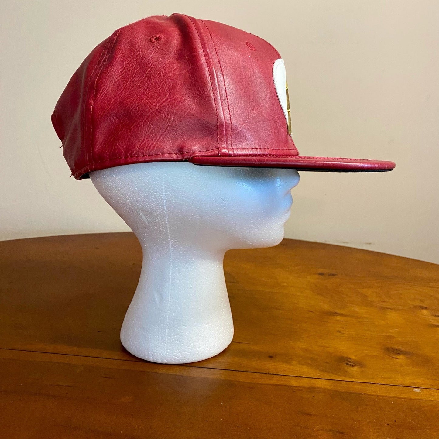 DC Comics The Flash Superhero Red Leather Hat Unisex Mens One Size