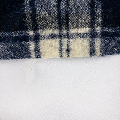 Pendleton Vintage Green Blue Yellow White Plaid Scarf Unisex Men Women One Size