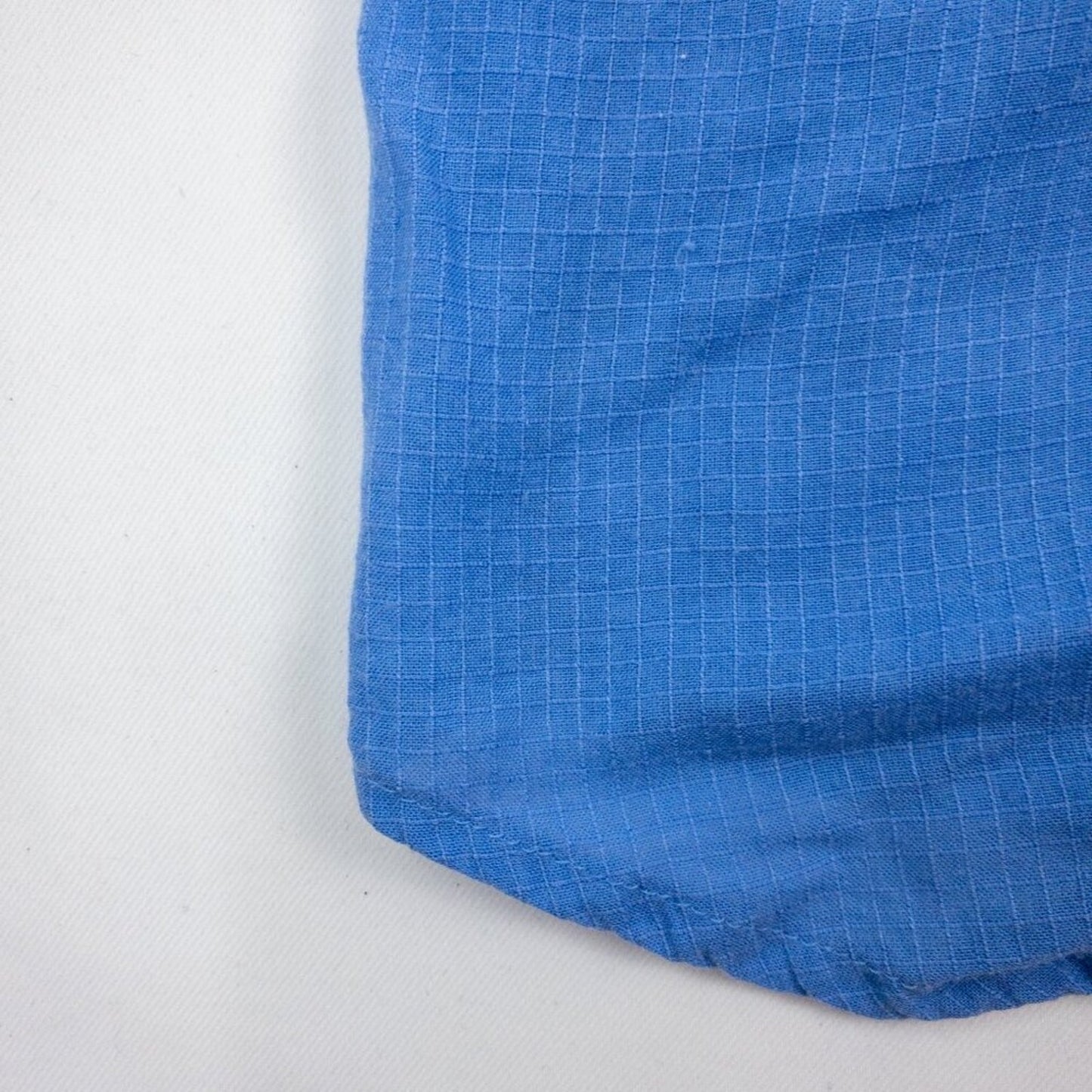 Jones New York Blue Cotton Button Down Shirt Womens Medium