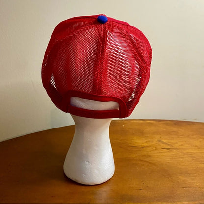 K Products CarQuest Auto Parts Vintage Red Trucker Hat Unisex Mens One Size
