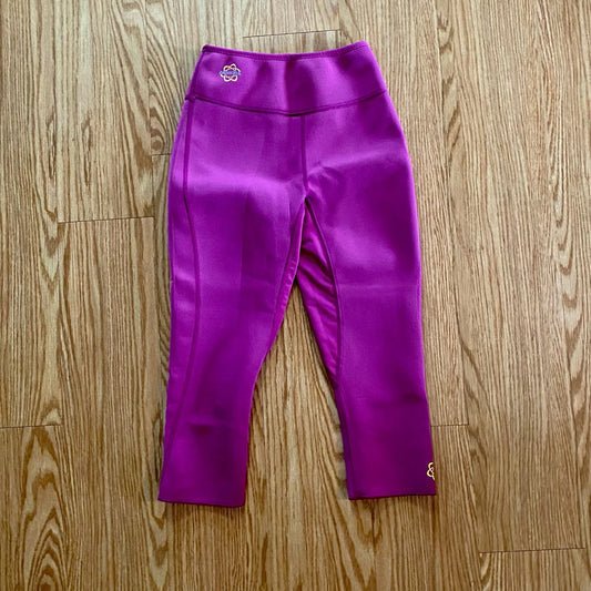 Zaggora HotPants Purple Cropped Outdoor Leggings Womens Medium