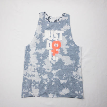 Nike Dri-Fit Just Do It Gray Tank Top Womens XSmall