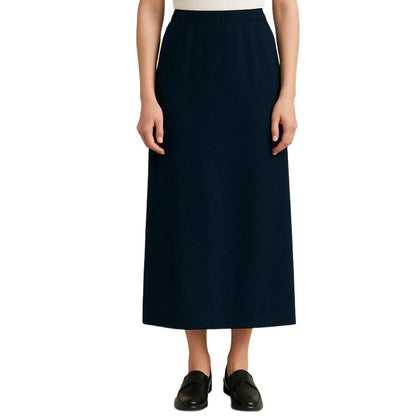 Alex Evenings Vintage Black Minimalist Maxi Skirt Womens Medium USA