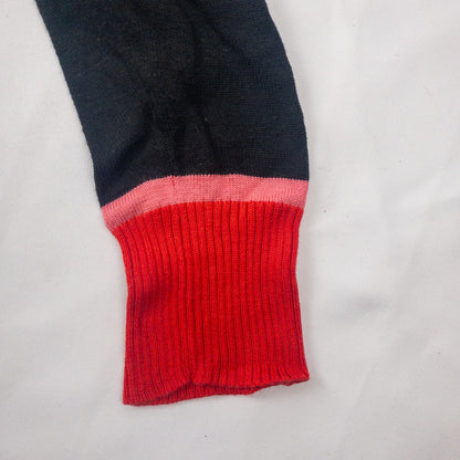 Tail Black Red Colorblock Cardigan Sweater Womens Medium