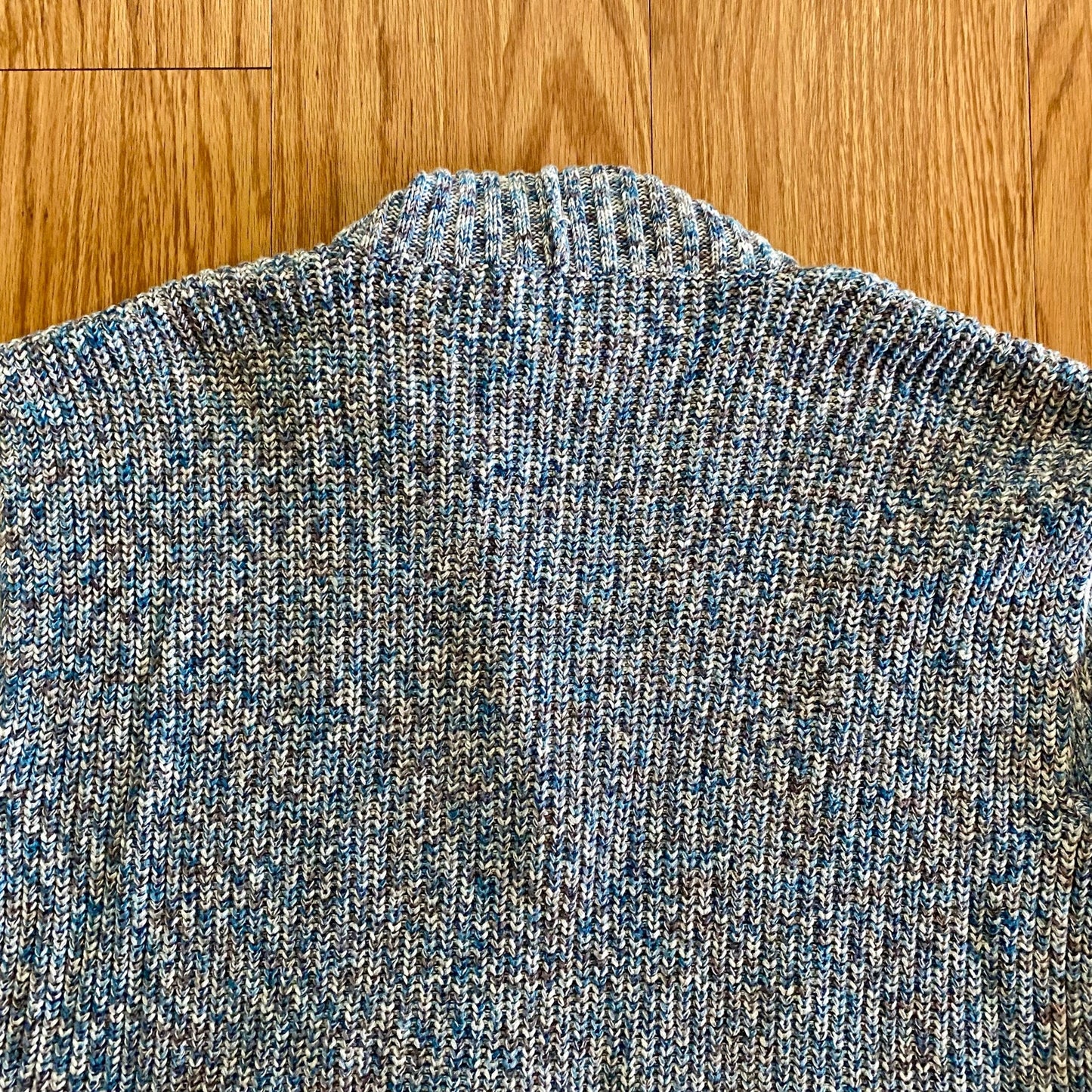 CAbi Love Carol Napa #3165 Blue Knit Duster Sweater Vest Womens XXS