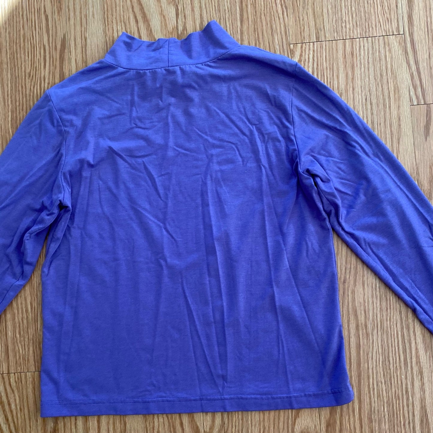 Vintage Y2K Purple Long Sleeve Pullover Turtleneck Top Womens Small
