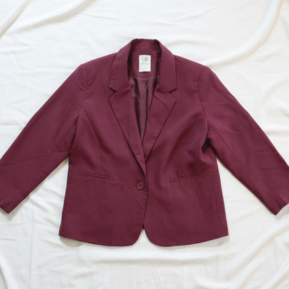 Ci Sono Outerwear Red Blazer Juniors XLarge Womens Medium