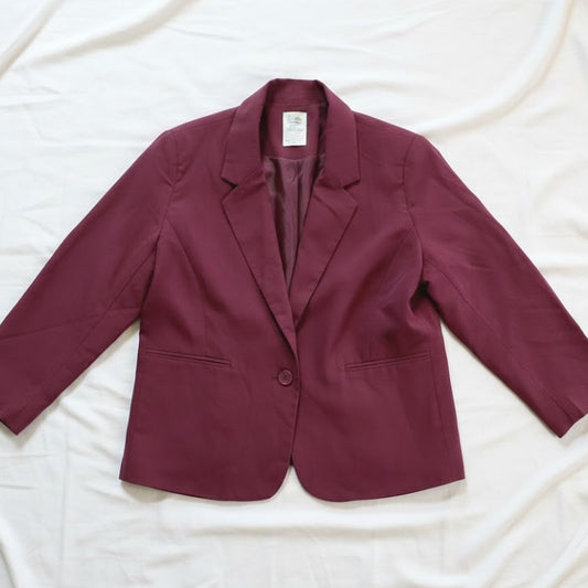 Ci Sono Outerwear Red Blazer Juniors XLarge Womens Medium